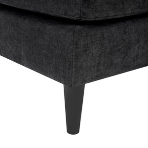 Chaise Lounge Sofa Bed With Dual Layer Armrests For Living Room