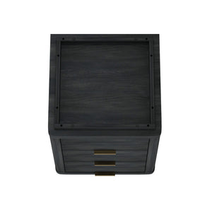 Evelyn - Nightstand With 3 Drawers, Smooth Rounded Edges