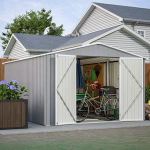 10 x 12 ft. Outdoor Storage Shed with Floor Frame Kit