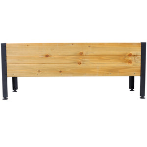Wood Rectangular Garden Planter Box