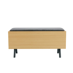 Paloma - Accent Storage Bench With Lift Top - Light Oak