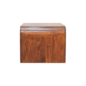 Solid Wood Darcy Coffee Table, 2-Drawers, Chestnut
