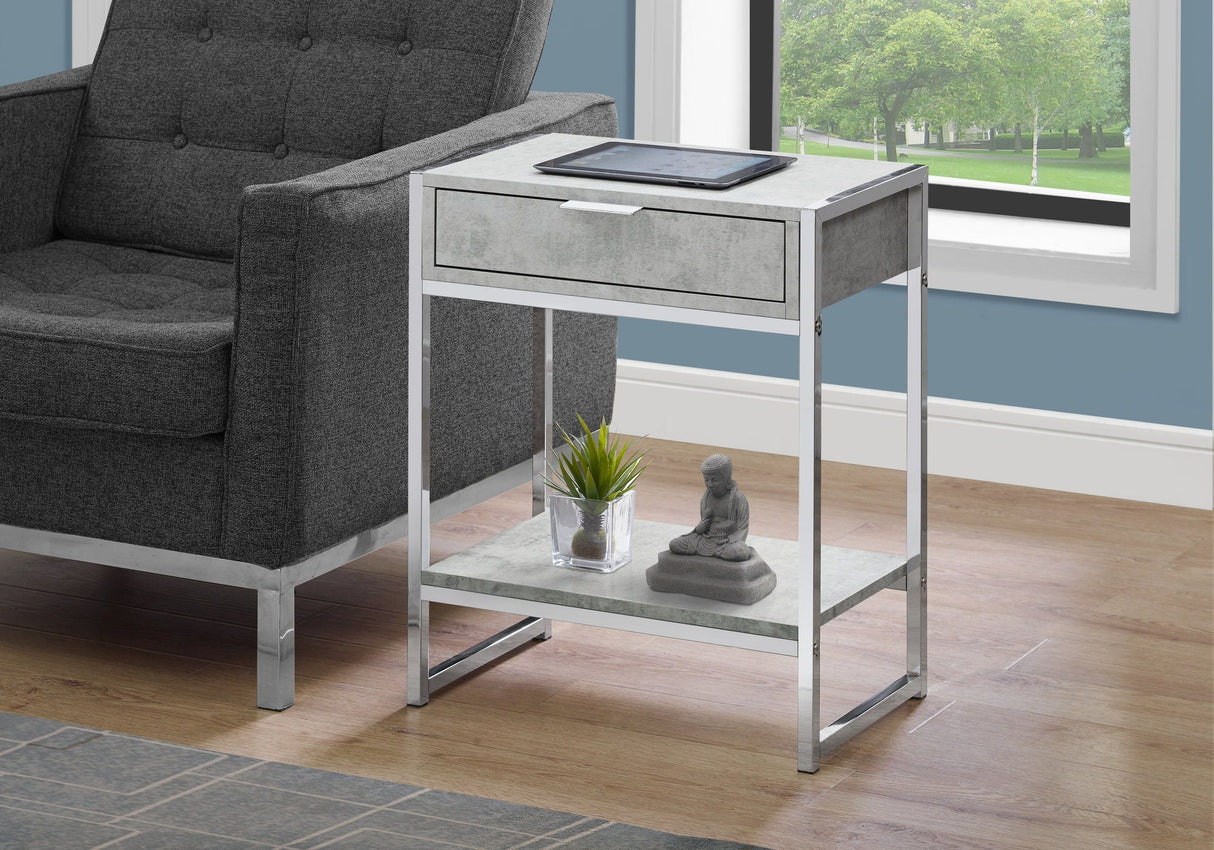 Accent Side Table, Storage Drawer, Spacious Tabletop - Best Buy Furniture