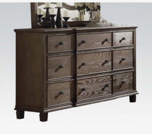 Baudouin - Weathered Dresser - Oak - Best Buy Furniture