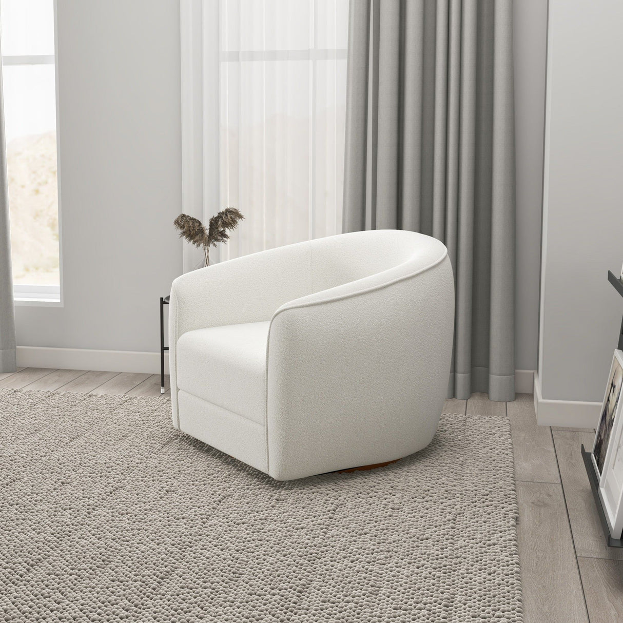 Elise - Mid-Century Modern Swivel Chair