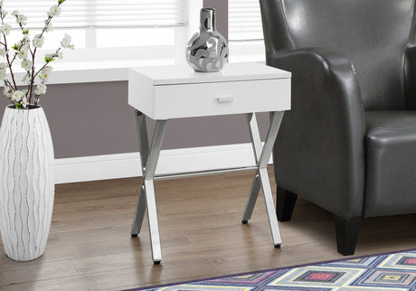 Accent Side X Table, Storage Drawer, Contemporary & Modern - Best Buy Furniture