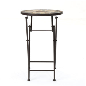 Silvester - End Table - Beige / Black - Best Buy Furniture