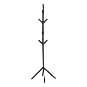Coat Rack, Hall Tree, Free Standing, 8 Hooks, Entryway, Contemporary & Modern