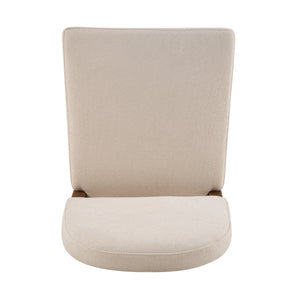 26'' Seat Height Fabric & Rubberwood Bar Stool