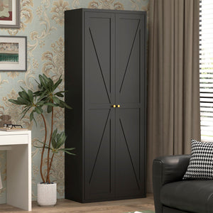 Adjustable 2 Door Storage Cabinet With Adjustable Shelves