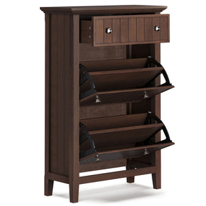 Acadian - Entryway Shoe Storage Cabinet - Brown