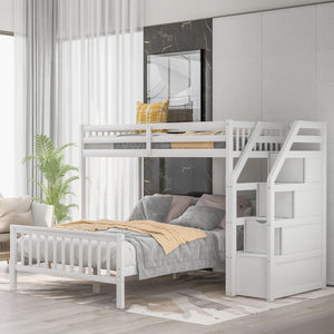 Loft Bed With Staircase And Storage