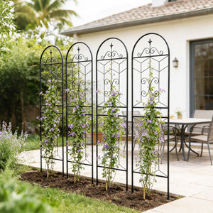 4 Pack Metal Garden Trellis