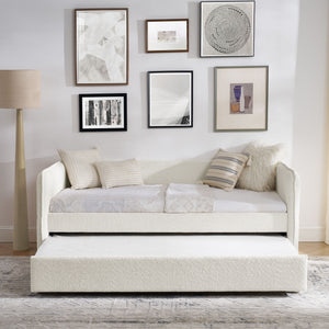 Upholstered Daybed With Pop Up Trundle