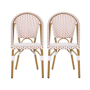 Outdoor Rattan And Aluminum French Bistro Chairs Set - Best Buy Furniture