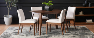 5-Piece Dining Table Set with 4 Chairs