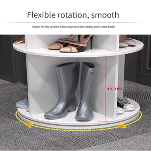 eHeng 8 Tier Rotating Shoe Rack Tower with 360 Degree Spinning - view 2