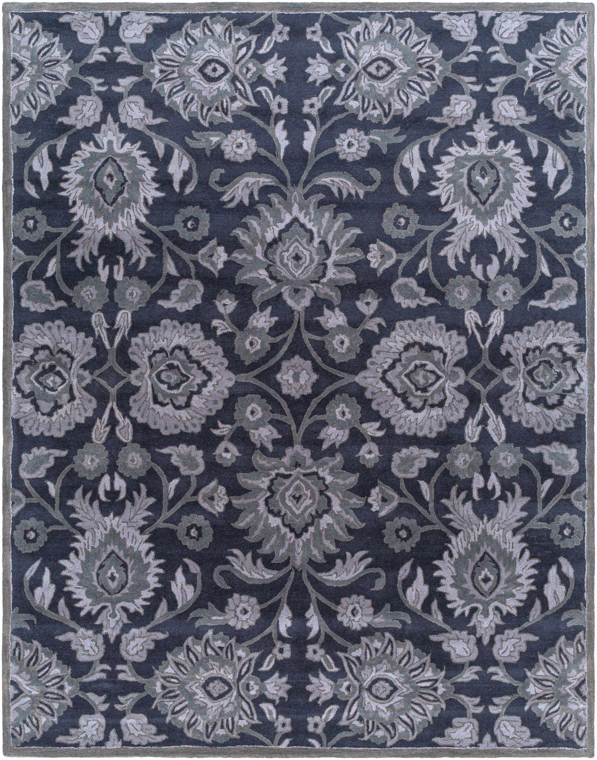 Conesus Hand Tufted Blue 1191 Area Rug - Clearance