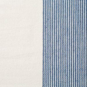 The Stripe Collection Tablecloth Natural & Elderberry
