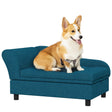 Elevated Pet Sofa Bed with Storage - view 2