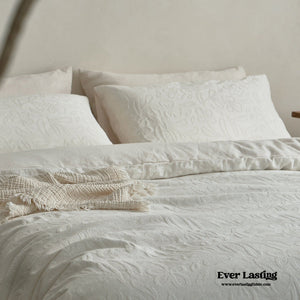 Elin Tencel Silky Jacquard Bedding Set / Bouquet