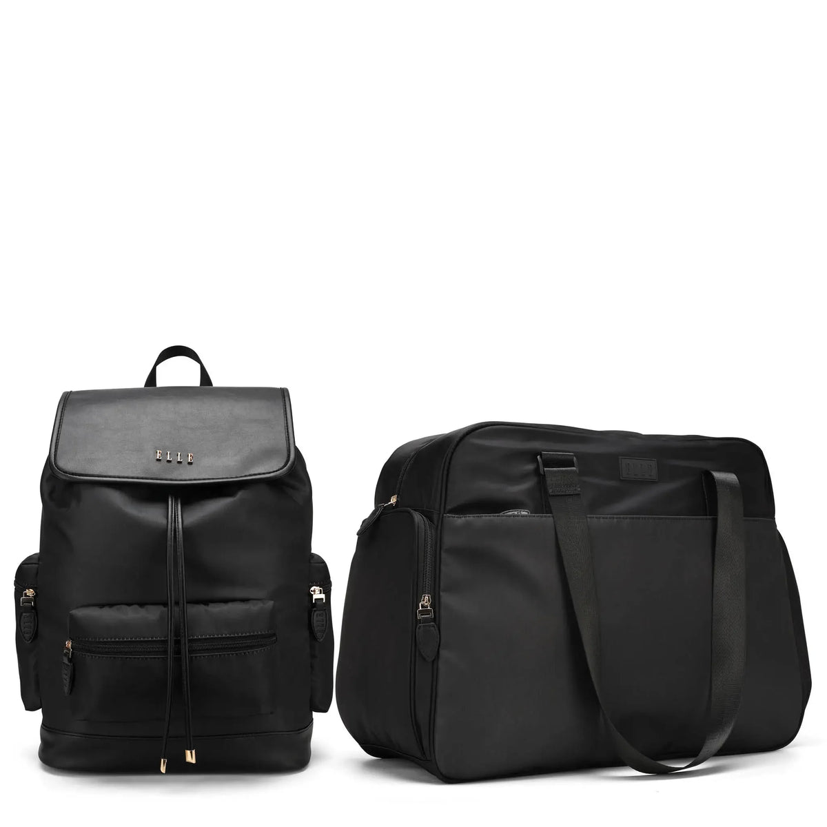 Wayfarer Backpack & Duffel Set - Black | ELLE