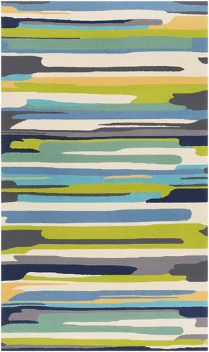 Ephrata Colorful Blue Rug - Clearance