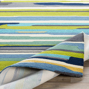 Ephrata Colorful Blue Rug - Clearance