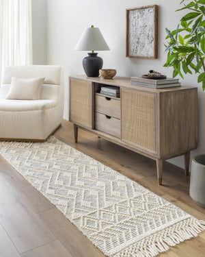 Erica Wool Rug with Tassels - Clearance