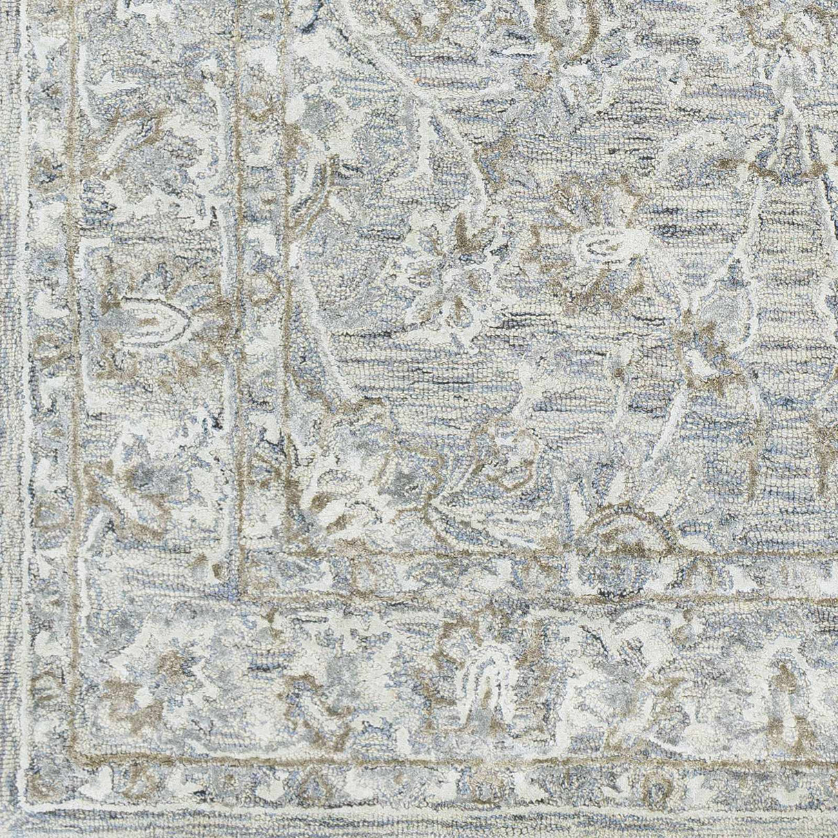 Eriline Wool & Faux Silk Rug