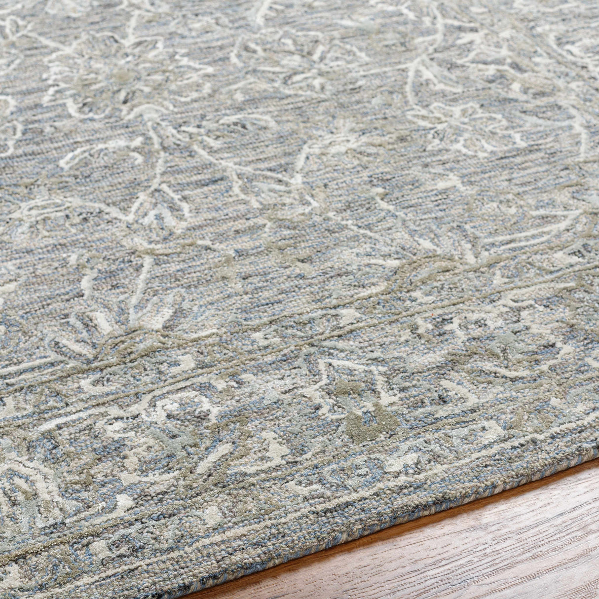 Eriline Wool & Faux Silk Rug