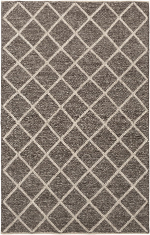Syosset 2x3 Brown Trellis Wool&Viscose Rug - Clearance