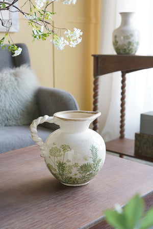 EVERGREEN DECOR Ceramic Pitcher Vase