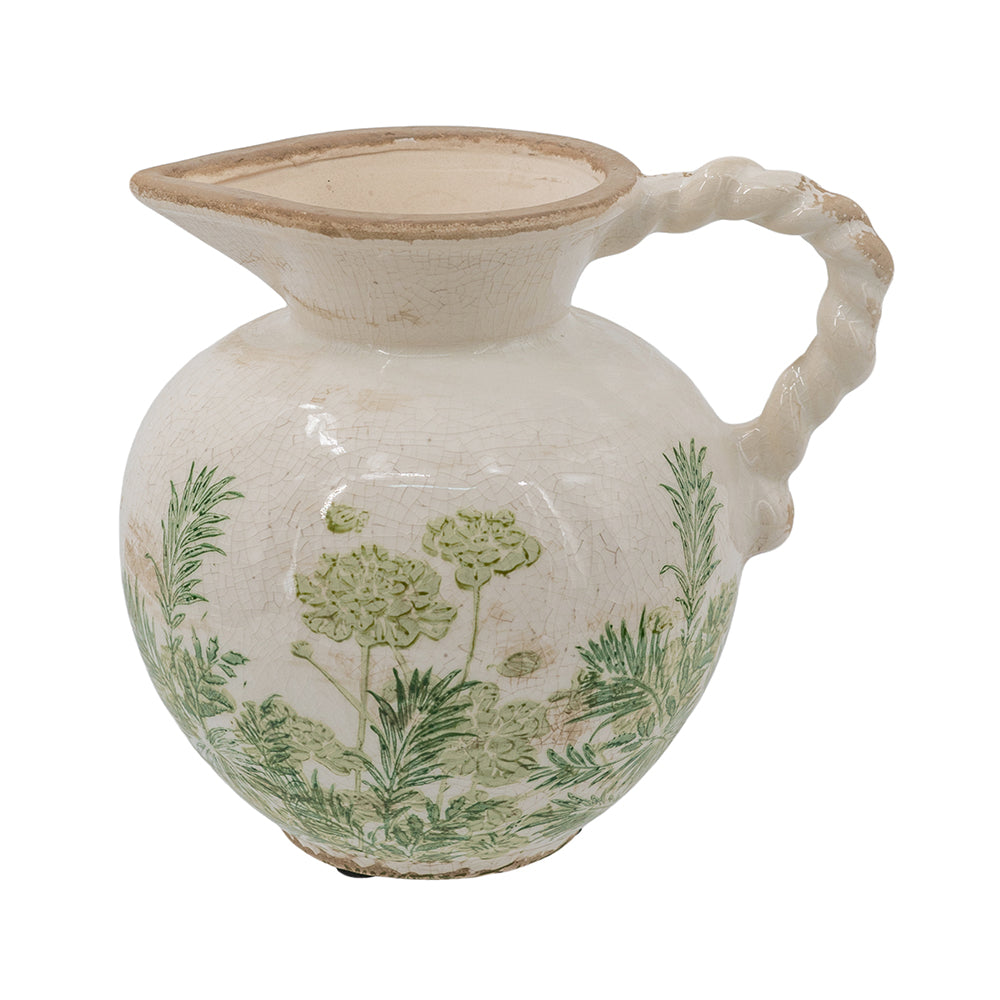 EVERGREEN DECOR Ceramic Pitcher Vase - view 2