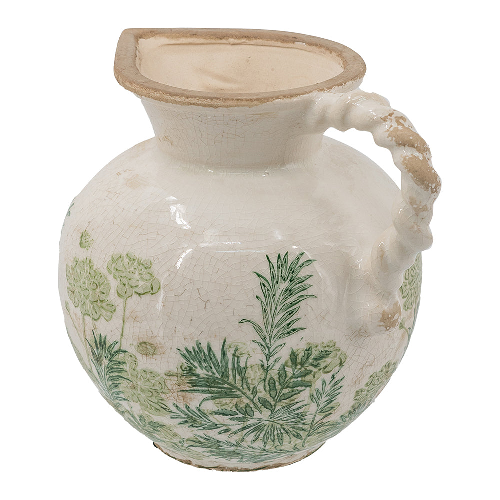EVERGREEN DECOR Ceramic Pitcher Vase - view 3