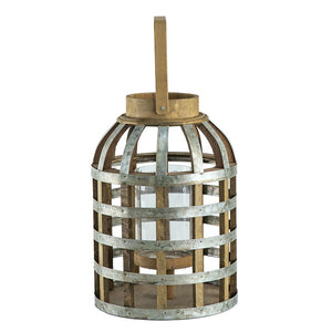 EVERGREEN DECOR Decorative Wooden Lantern with Handle - view 19