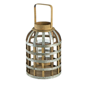 EVERGREEN DECOR Decorative Wooden Lantern with Handle - view 21
