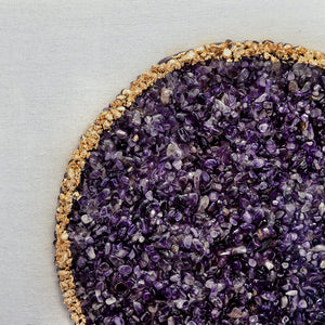 EVERGREEN DECOR Elegant Shadow Box Duo Wall Art with Purple Amethyst Crystals - view 14
