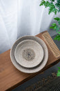 EVERGREEN DECOR Kira Woven Seagrass Bowls Set of 2 with Two-Tone Finish - view 2