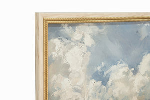 EVERGREEN DECOR Large Square Countryside Canvas Wall Art with Soft Multicolored Details - view 5