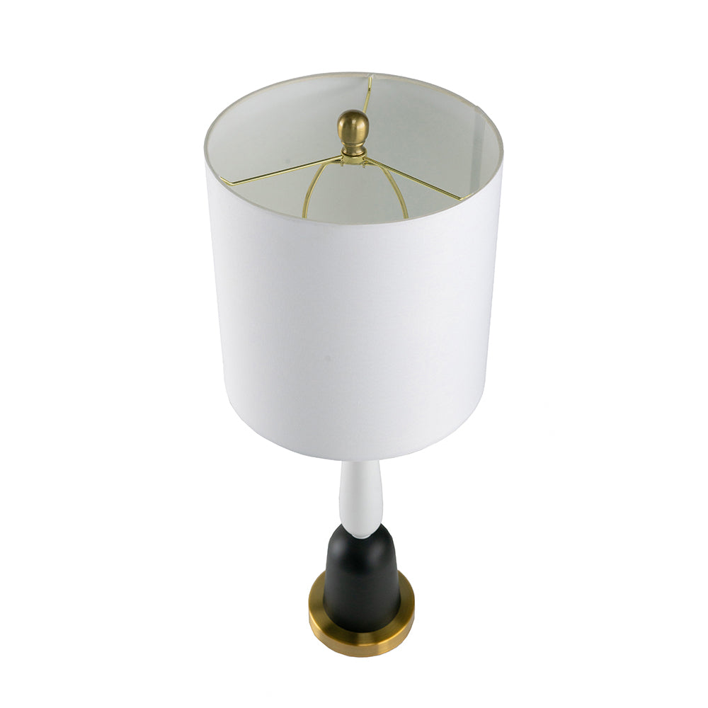EVERGREEN DECOR Teardrop Silhouette Table Lamp with Black and Gold Base - view 4