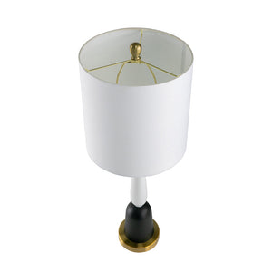 EVERGREEN DECOR Teardrop Silhouette Table Lamp with Black and Gold Base - view 4