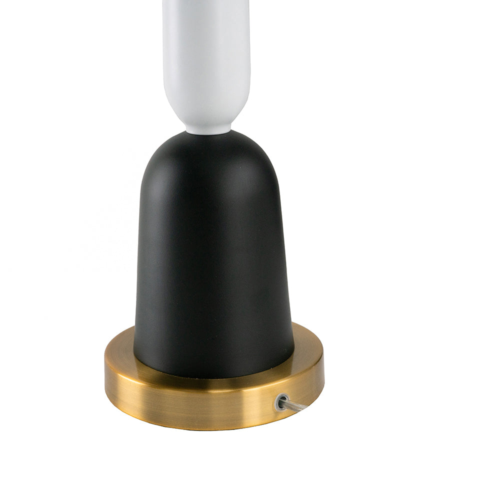 EVERGREEN DECOR Teardrop Silhouette Table Lamp with Black and Gold Base - view 7