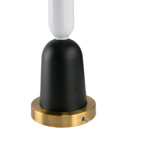 EVERGREEN DECOR Teardrop Silhouette Table Lamp with Black and Gold Base - view 7