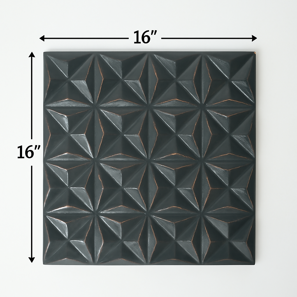 ExpoBazaar Black Square Modern Wall Art with Sleek Modern Design - view 4