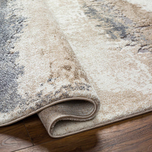 Ezell Abstract Thick Rug