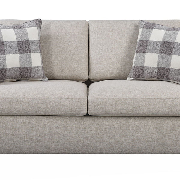 Niamey - Loveseat With 2 Toss Pillows - Walnut - Best Buy Furniture
