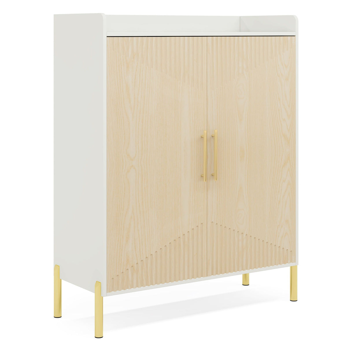 6 Tier Entryway Shoe Cabinet With Doors