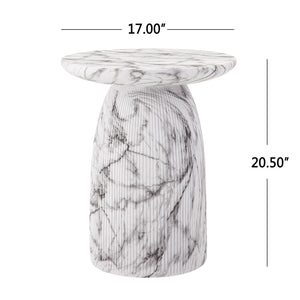 Outdoor MGO Side Table, Light Grey