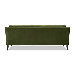 Josephine 84.5" Upholstered Modern Sofa, Olive